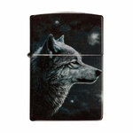 Zapalniczka ZIPPO - WOLVES DESIGN TUMBLED CHROME*