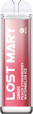 Disposable E-Cigarette Lost Mary QM600 - Peach Stawberry Watermelon Ice 20mg