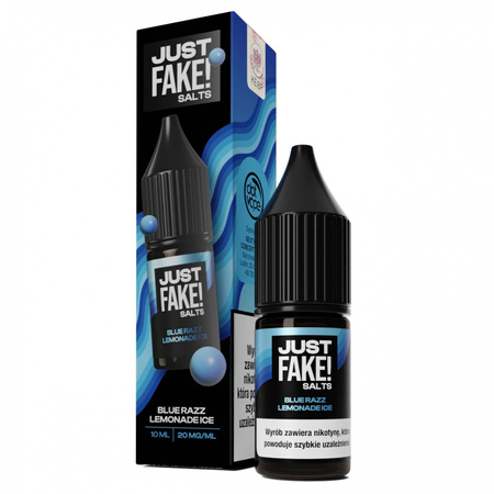 Liquid JustFAKE! Salts 10ml Blue Razz Lemonade ICE 20mg