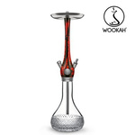 Wasserpfeife Wookah Mastercut Crystal Quills Black/Red