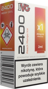 Prefilled POD IVG 2400 Peach Mango Ice 20mg