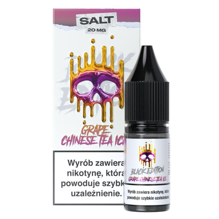 Liquid Dark Line Black Edition Salt 10ml - Grape Chinese Tea Ice 20mg
