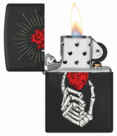 Feuerzeug ZIPPO - LOVE POSITIVITY BLACK MATTE
