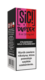 Liquid SIC! NIC 8ml - Strawberry Wild Strawberry 18mg