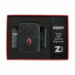 ZIPPO - Diamond Pattern Black Matte