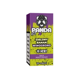 E-liquid Panda Double Salt 10ml - Zielony Banan Winogrono 20mg