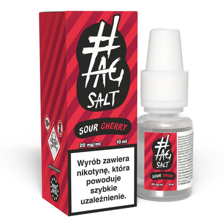 Liquid #TAG Salt Sour 10ml - Cherry 20mg