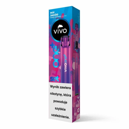 E-cigarette VIVO ONE + STARTER - Mixed Berries 20mg (2ml)