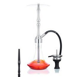 Wasserpfeife Aladin Rocket Silver Red