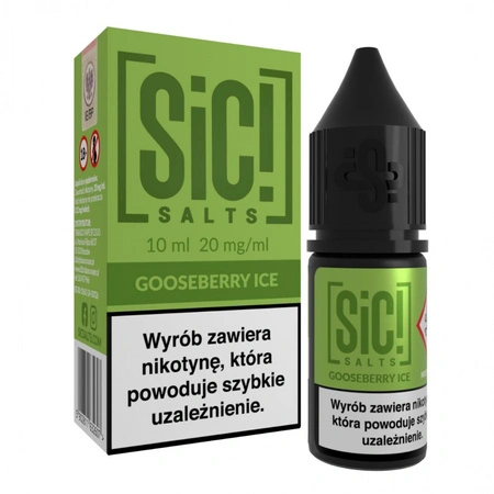 E-liquid SIC! Salt 10ml - Gooseberry Ice 20mg