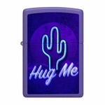 ZIPPO - Retro Cactus Design Purple Matte