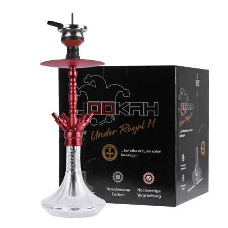 Waterpipe Jookah Under Royal M Red