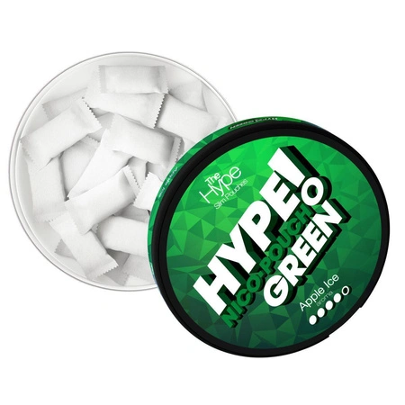 Woreczki Nikotynowe Hype Green - Apple Ice 4/5