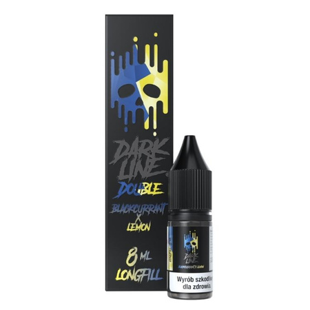Longfill Dark Line Double 8ml - Blackcurrunt Lemon