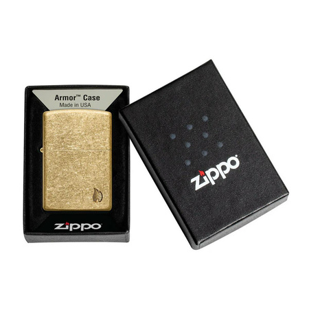 Feuerzeug ZIPPO - ARMOR SERIES FLAME GOLD
