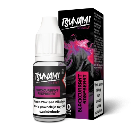 Liquid Tsunami Salt 10ml - Blackcurrunt Raspberry 20mg