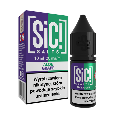 Liquid SIC! Salt 10ml - Aloe Grape 20mg