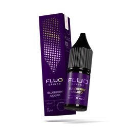 E-Liquid FLUO Drinks 10ml - Blueberry Mojito 20mg