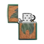 ZIPPO - Woodchuck Flame Emblem Green