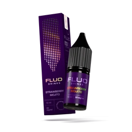 E-Liquid FLUO Drinks 10ml - Strawberry Mojito 20mg