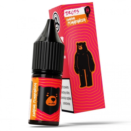 Liquid GO BEARS Drops 10ml - Kwaśna pomarańcz 20mg