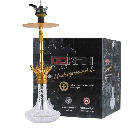 Wasserpfeife Jookah Underground L - Gold