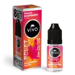 E-liquid VIVO Poket 8ml - Peach Raspberry 20mg