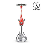 Wasserpfeife Wookah Mastercut Crystal Orbit Red/White