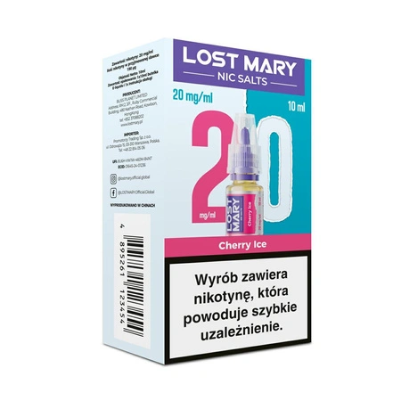 Liquid Lost Mary 10ml - Cherry Ice 20mg