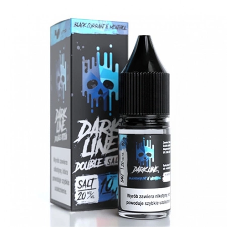 Liquid Dark Line Double Salt 10ml - Blackcurrant Menthol 20mg