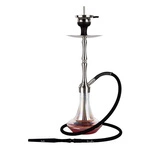 Waterpipe Aladin Rocket Silver Red