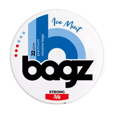 Saszetki nikotynowe BAGZ Ice Mint 3/6 STRONG