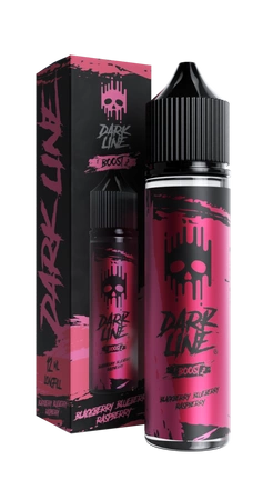 Longfill Dark Line Boost 12/60ml - Black Blue Raspberry