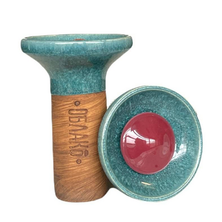Shisha-Kopf Oblako Flow Burgundy On Dark