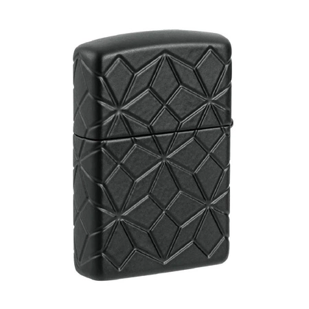 ZIPPO - Diamond Pattern Black Matte