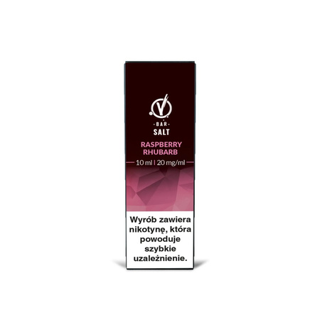 Liquid Vbar Salt 10ml - Raspberry Rhubarb 20mg