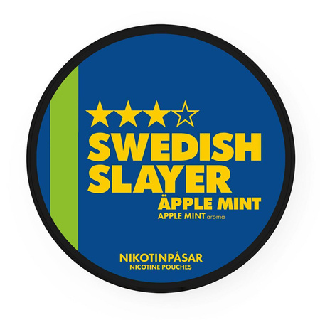 Nikotinbeutel Swedish Slayer Apple Mint 3/4