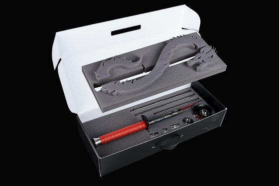 Shisha-Säule El Bomber Katana Black