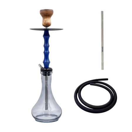 Wasserpfeife Y.K.A.P. Killer + Wave Blue VG