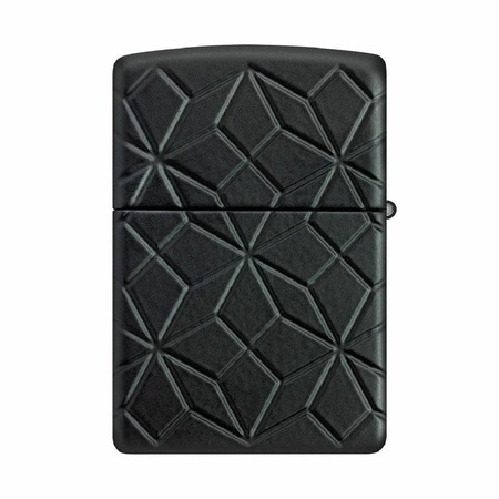 ZIPPO - Diamond Pattern Black Matte