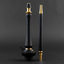 Hookah Stem Union Sleek Rest Pvd Black