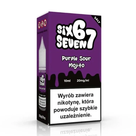 Liquid Six Seven Salt 10ml - Purple Sour Mojito 20mg