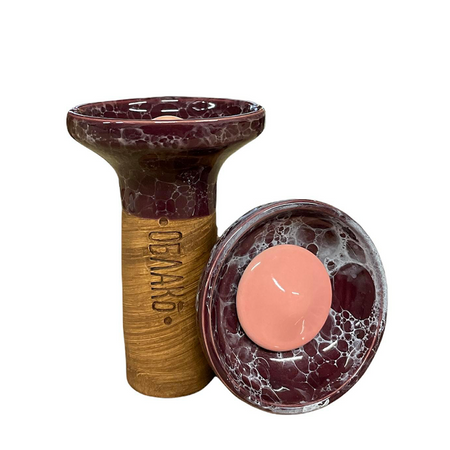 Shisha-Kopf Oblako Flow Pink On Wine Marble