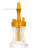 Wasserpfeife Aladin 2Go Alu Gold + Case