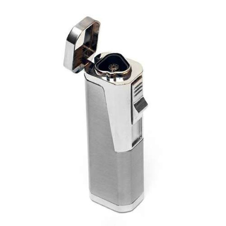 Feuerzeug Eurojet Rio Cigar 3xJet Puncher Silver