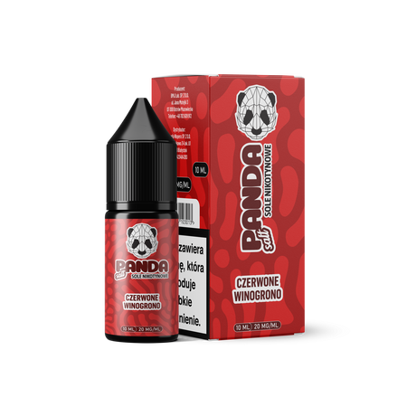 Liquid Panda Salt 10ml - Czerwone Winogrono 20mg