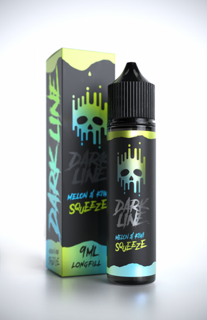 Longfill Dark Line Squeeze 9/60ml - Melon Kiwi