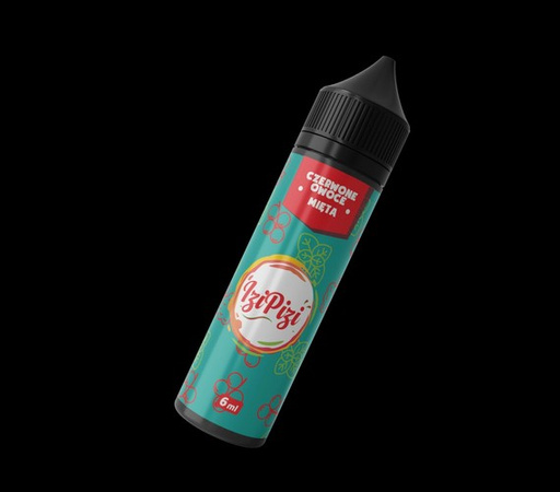 Longfill Izi Pizi Pure Squeezy 5/60ml - Frucht der roten Minze