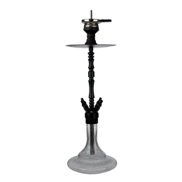 Shisha Jookah Aluriium NR. 03 Big Size - Black/Blue Glow