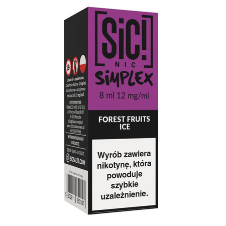 Liquid SIC! NIC 8ml - Forest Fruits Ice 12mg